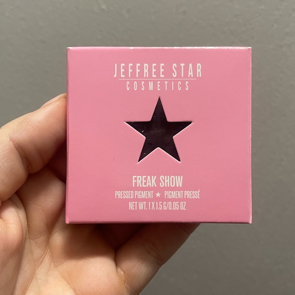 3 single Jeffree Star pressed pigment eyeshadows. Brand new!